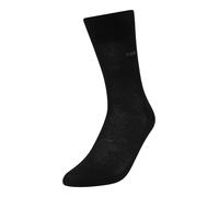 BOSS Calze ad altezza regolare in cotone egiziano mercerizzato con logo - Style George RS Uni MC, 50469837 Nero 47-48