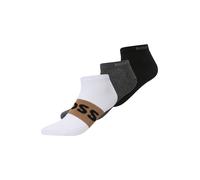 BOSS Calze alla caviglia in misto cotone in confezione da tre - Style 3P AS Logo CC, 50543482 Bianco / Grigio / Nero 43-46