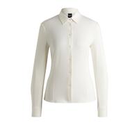 BOSS Camicetta extra slim fit in jersey di cotone - Style Birdie_Tuesday, 50531518 Bianco 48