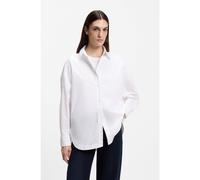 BOSS Camicetta oversize in popeline di cotone - Style C_Bostatta, 50553890 Bianco 38