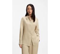 BOSS Camicetta regular fit con chiusura nascosta - Style Beruta2, 50562889 Beige chiaro 40