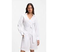 BOSS Camicetta regular fit con parte anteriore incrociata - Style Bekania1, 50565408 Bianco 44