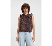BOSS Camicetta regular fit con pieghe in voile di cotone stampato - Style C_Bantiana, 50540798 A disegni 38
