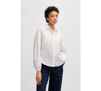 BOSS Camicetta regular fit in popeline di cotone con colletto a punta - Style C_Barby-1, 50538846 Bianco M