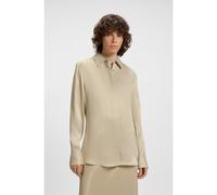 BOSS Camicetta regular fit in raso - Style Beruta1, 50542007 Beige chiaro 46