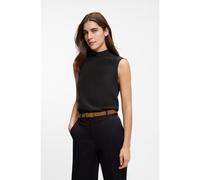 BOSS Camicetta regular fit in seta trattata e collo a fiocco - Style Besei, 50553919 Nero 40
