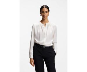 BOSS Camicetta regular fit senza collo in seta elasticizzata - Style Banorah, 50538481 Colore neutro 36