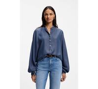 BOSS Camicetta relaxed fit effetto denim con maniche a kimono - Style C_Betta, 50559053 Blu 44