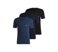 T-shirt BOSS Classic Logo manica corta blu navy nero (3 unità) - M