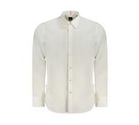 Boss - Camicia Classica in Popeline di Cotone - - Shirts - Uomo - Bianco - 2XL
