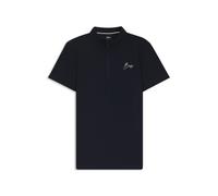 BOSS Camicia da equitazione per l'allenamento con logo scritto a mano - Style RENEE TRAINING SHIRT, B7W0407 Blu scuro S