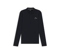 BOSS Camicia da equitazione per l'allenamento con logo scritto a mano - Style RUBY TRAINING SHIRT, B7W0408 Blu scuro XL
