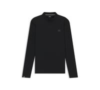 BOSS Camicia da equitazione per l'allenamento con toppa con logo - Style RACHEL TRAINING SHIRT, B7W0405 Nero XL