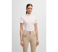 BOSS Camicia da sfilata equestre in tessuto elasticizzato a coste - Style MAIRA SHOW SHIRT, B5W0402 Rosa chiaro XL
