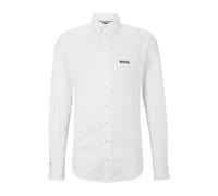 BOSS Camicia da sfilata equestre slim fit in materiali misti - Style NORMAN SHOW SHIRT WHITE, B1M0401 Bianco XS