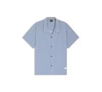Boss Camicia da Spiaggia da Uomo 10268906 01 Beach_T_Shirt, Open Blue 462, M