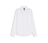 Hugo, ,Shirts ,Uomo ,Bianco ,L Camicia Regular-fit in Lino