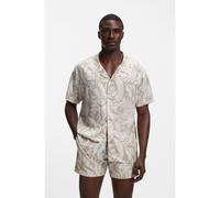 BOSS Camicia regular fit con stampa moderna - Style Beach Shirt, 50535793 Beige chiaro S