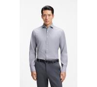 BOSS Camicia regular fit in cotone elasticizzato lavorato - Style H-JOE-SP-C1-261, 50566999 Blu a motivi 44