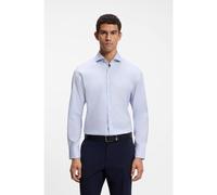 BOSS Camicia regular fit in cotone elasticizzato lavorato - Style H-JOE-SP-C1-261, 50566999 Motivo azzurro chiaro 42
