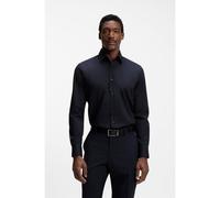 BOSS Camicia regular fit in cotone elasticizzato - Style H-JOE-kent-C1-214, 50473265 Blu scuro 46L