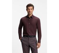 BOSS Camicia regular fit in cotone elasticizzato - Style H-JOE-kent-C1-214, 50473265 Marrone 41
