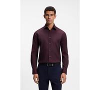 BOSS Camicia regular fit in dobby di cotone elasticizzato facile da stirare - Style H-JOE-K-C1-261, 50560583 Rosso chiaro 45