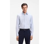 BOSS Camicia regular fit in dobby di cotone elasticizzato facile da stirare - Style H-JOE-K-C1-261, 50560583 Celeste 40