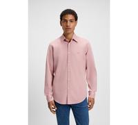 BOSS Camicia regular fit in dobby di cotone elasticizzato - Style Relegant_6_M, 50543498 Arancio chiaro L