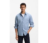 BOSS Camicia regular fit in dobby di cotone elasticizzato - Style Relegant_6_M, 50543498 Celeste XS