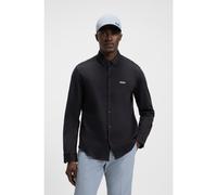 BOSS Camicia regular fit in jersey di cotone dinamico - Style B_Motion L, 50544795 Blu scuro XL