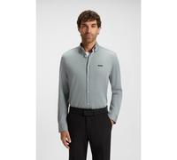 BOSS Camicia regular fit in jersey di cotone dinamico - Style B_Motion L, 50544795 Grigio XXL