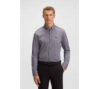 BOSS Camicia regular fit in jersey di cotone dinamico - Style B_Motion L, 50544795 Lilla S