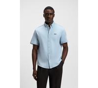 BOSS Camicia regular fit in jersey di cotone dinamico - Style B_Motion S, 50544784 Celeste L