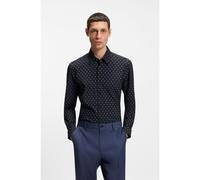 BOSS Camicia regular fit in jersey elasticizzato stampato ad alte prestazioni - Style P-LIAM-K-F-261, 50562148 Blu a motivi S