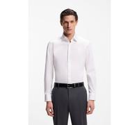 BOSS Camicia regular fit in popeline di cotone facile da stirare - Style H-JOE-kent-C1-214, 50479943 Bianco 48