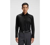 BOSS Camicia regular fit in popeline di cotone facile da stirare - Style H-JOE-kent-C1-214, 50479943 Nero 39