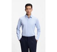 BOSS Camicia regular fit in tessuto elasticizzato ad alte prestazioni a quadri - Style P-JOE-K-261, 50556694 Celeste 42