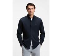 BOSS Camicia regular-fit in twill di cotone con colletto button-down - Style Ricoplus_M, 50565626 Blu scuro XXL