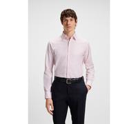 BOSS Camicia regular fit in twill di cotone elasticizzato facile da stirare - Style H-JOE-kent-C1-214, 50545103 Rosa a motivi 47