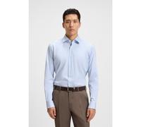 BOSS Camicia regular fit in twill di cotone elasticizzato facile da stirare - Style H-JOE-kent-C1-214, 50545121 Celeste 43