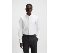 BOSS Camicia regular fit in twill di cotone elasticizzato facile da stirare - Style H-JOE-spread-C1-222, 50474279 Bianco 38L