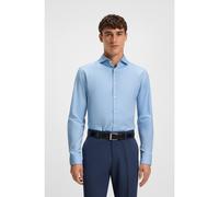 BOSS Camicia regular fit in twill di cotone elasticizzato facile da stirare - Style H-JOE-spread-C1-222, 50474279 Celeste 40L