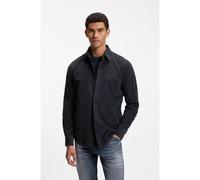 BOSS Camicia regular fit in velluto a coste di cotone - Style Relegant_6_M, 50569609 Blu scuro S