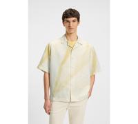 BOSS Camicia relaxed fit con stampa - Style Lapisy_M, 50543525 Giallo chiaro M