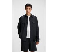 BOSS Camicia relaxed fit in misto lino italiano - Style P-COLE-2P-C1-252, 50539922 Blu scuro L