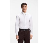 BOSS Camicia relaxed fit in popeline di cotone con colletto a punta - Style NEMEA, 50567856 Bianco M