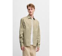 BOSS Camicia relaxed fit in twill di cotone - Style C-OWEN-2PP-E-C1-243, 50534540 Beige chiaro M