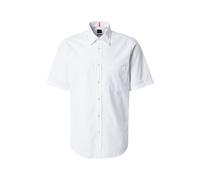 BOSS Camicia regular fit in popeline di cotone - Style Relegant_6-short_M, 50537331 Bianco M
