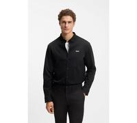 BOSS Camicia resistente alle rughe in jersey di cotone elasticizzato - Style ST_Motion L, 50555946 Nero L